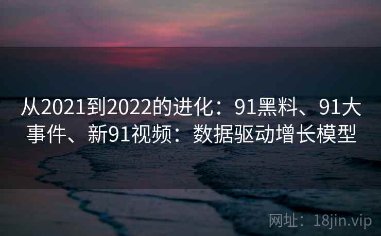 从2021到2022的进化：91黑料、91大事件、新91视频：数据驱动增长模型