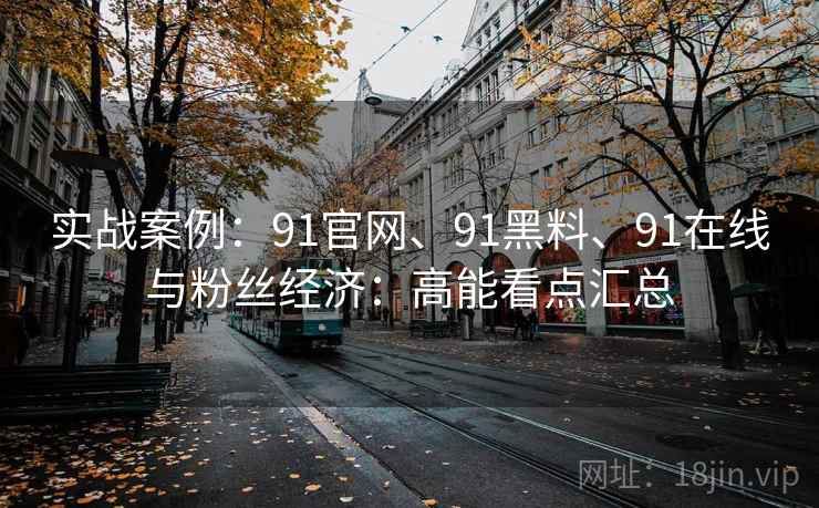 实战案例：91官网、91黑料、91在线与粉丝经济：高能看点汇总