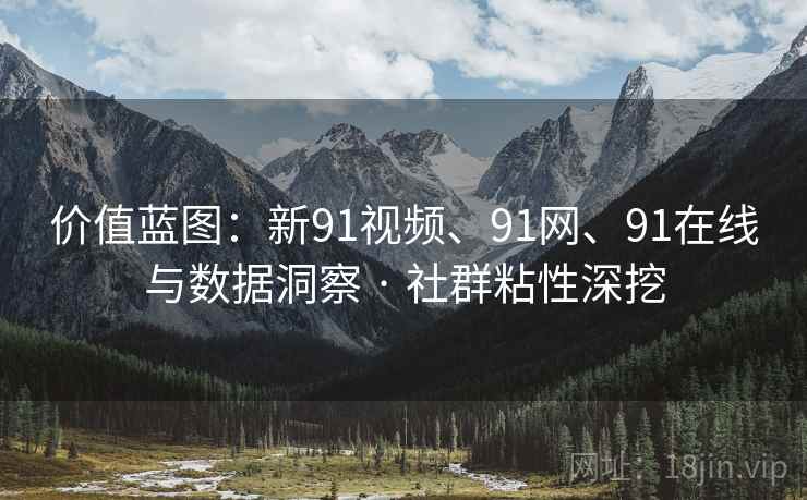 价值蓝图：新91视频、91网、91在线与数据洞察 · 社群粘性深挖